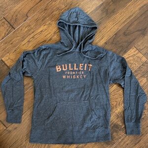 Bulleit Frontier Whiskey Hooded Sweatshirt sz L